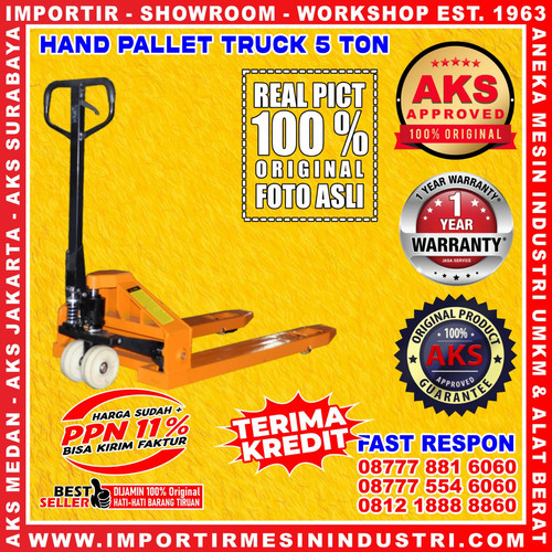 HAND PALLET TRUCK 5 TON (5000 Kg) TERBAIK AKS – SY5TC