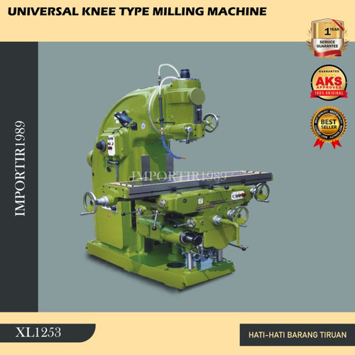 Mesin Bor Duduk Milling Manual Horizontal 320 x 1325 mm AKS - XL1253