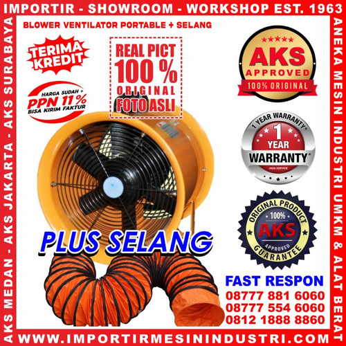 Paket KIpas Blower 10 inch Plus Selang 5/10 meter