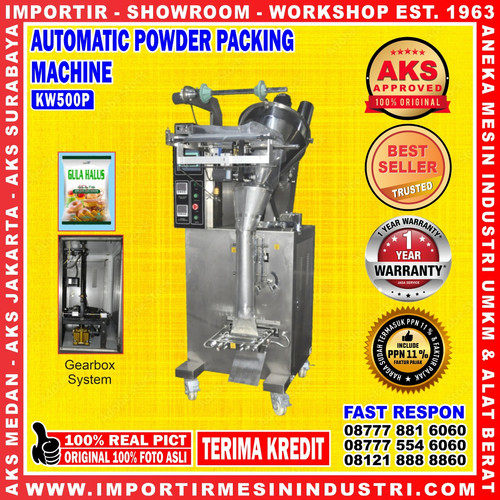 POWDER SACHET PACKING MACHINE / PENGEMAS GARAM GULA | AKS - KW500P