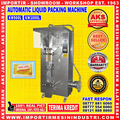 Automatic Liquid Filling Pouch Packing Machine 500 Liter| AKS - KW500L