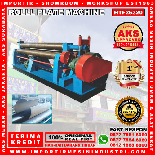 Roll Plate / Mesin Rolling 26 mm x 3200 mm Heavy Duty AKS - HTF26320