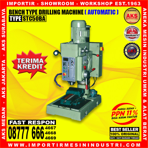 Mesin Bor Duduk Bench Drilling Machine 2,2 Kw 50 mm Typ AKS STC50BA