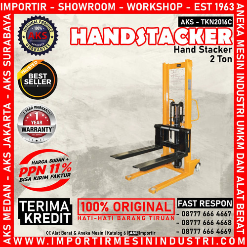 Lifting Capacity 2 Ton /Alat Angkat Barang Hand Stacker - TKN2016C