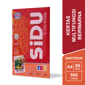 SiDU Kertas Fotocopy Warna Saffron 80 GSM A4 - SDU CLR 80 A4 240 50