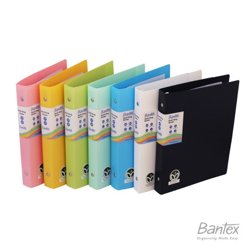 Bantex New Trendy Multi Ring Binder A5 20 Ring - 3524+P