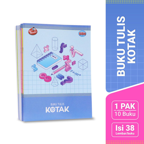 SIDU Buku Tulis Kotak 38 Lembar - SQ 10