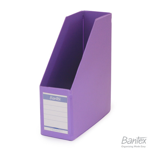 Bantex Magazine File (Box File) A4 10cm Lilac 4012 21