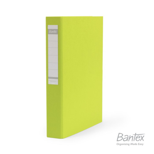 Bantex Photocard Album A4 3 Ring Binder Lime 8322 65