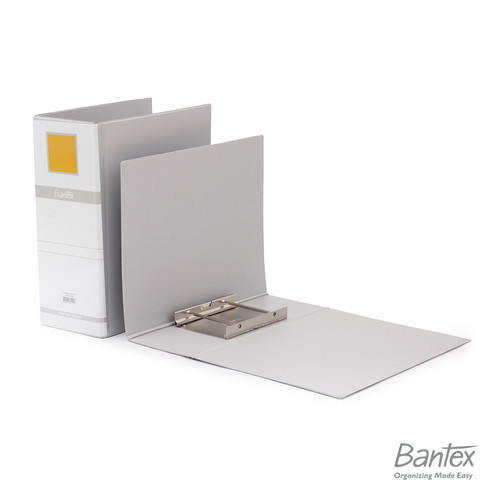 Bantex Post Pipe Binder 2 Ring 10cm A4 Grey 1311 05