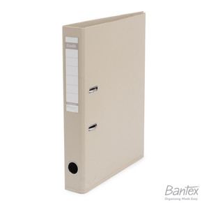 Bantex Ordner Folio 5 cm PVC Lever Arch File Beige #1466V13