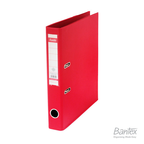 Bantex Ordner A4 5cm Maroon - Red 1451V PVC Lever Arch File