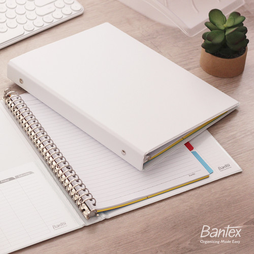 Bantex Multiring Binder 26 Ring 25mm B5 White 1326 07