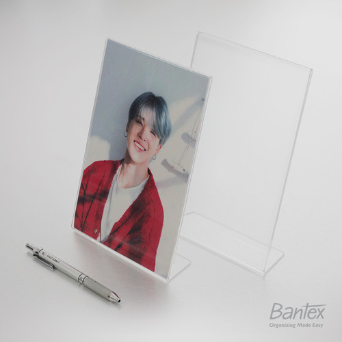 Bantex A5 Acrylic Slanted Display 8853 08 Sign Holder Papan Akrilik