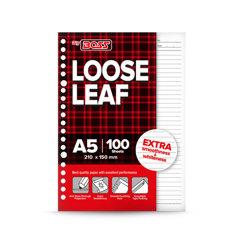 BigBoss Loose Leaf A5 Bergaris 100 Lembar BBO LL 100 A5