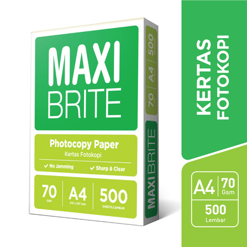 Maxi Brite Photocopy Paper 70gsm A4 per RIM - MBR PC 70 A4