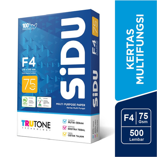 Sinar Dunia Paper Photocopy 75gsm F4 per RIM- SDU PC 75 F4