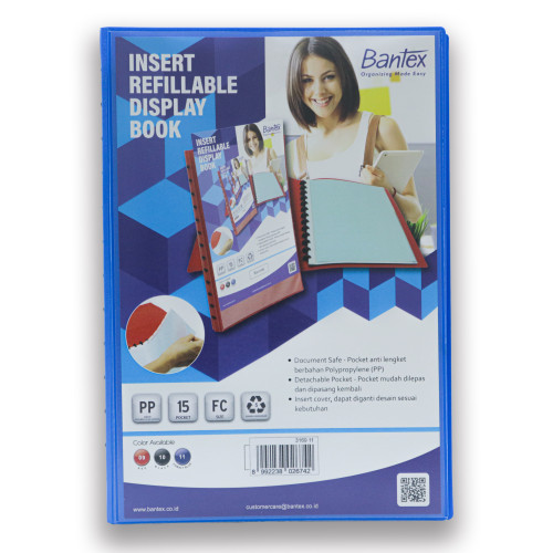 Bantex Insert Display Book Refillable Folio 3169