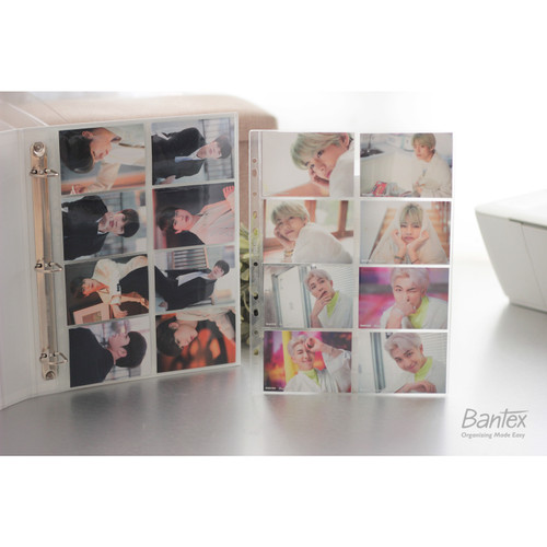 Bantex Collector Sleeve A4 Photocard 8P Clear 2154 08