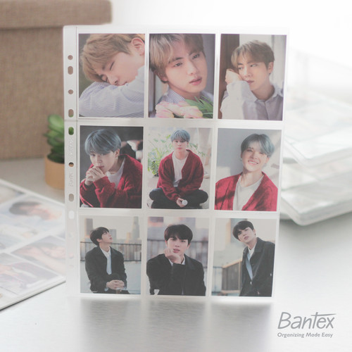 Bantex Collector Sleeve A4 Photocard 2x9P Translucent 2155 08