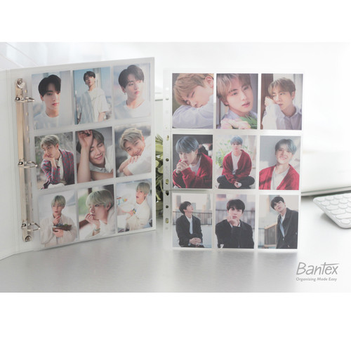 Bantex Collector Sleeve A4 Photocard 9P Translucent 2157 08