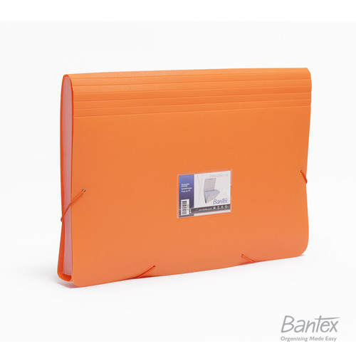 Bantex Expanding File PP Folio Mango #3601 64