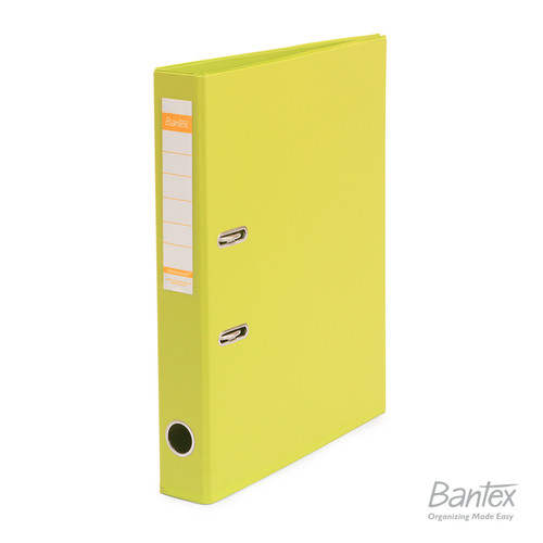 Bantex Ordner Folio 5 cm PVC Lever Arch File Lime #1466V65