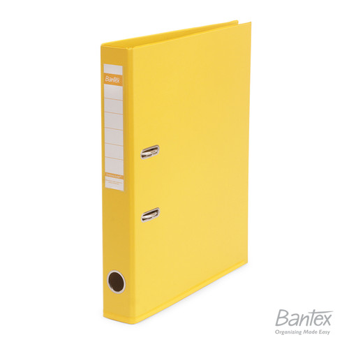 Bantex Ordner Folio 5 cm PVC Lever Arch File Lemon #1466V26