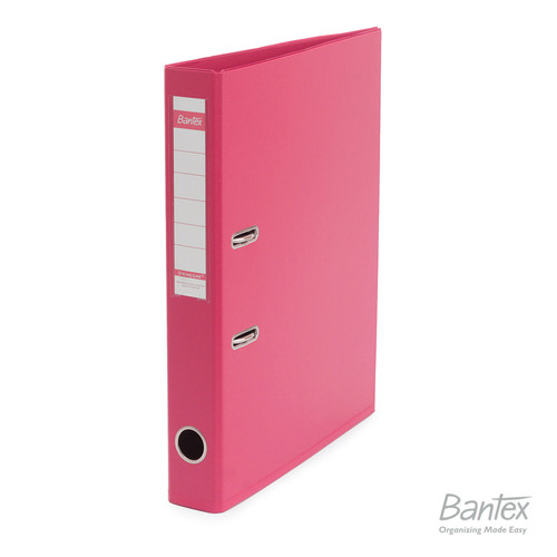 Bantex Ordner Folio 5 cm PVC Lever Arch File Pink #1466V19