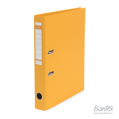 Bantex Ordner Folio 5 cm PVC Lever Arch File Yellow #1466V06