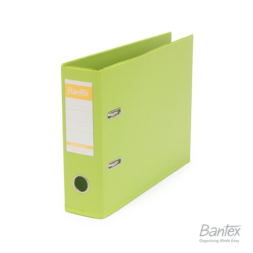 Bantex Ordner Kwitansi/A5 7cm Plastic Lever Arch File Lime #1452 65