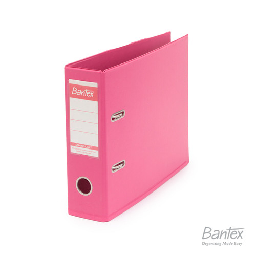 Bantex Ordner Kwitansi/A5 7cm Plastic Lever Arch File Pink #1452 19