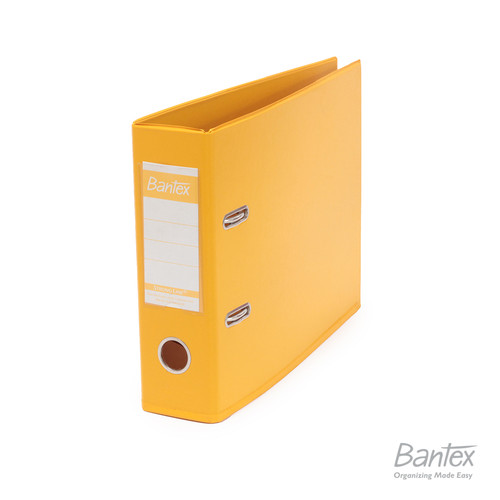 Bantex Ordner Kwitansi/A5 7cm Plastic Lever Arch File Yellow #1452 06