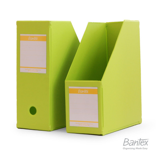 Bantex Box File Magazine File Extra Jumbo A4 Lime #4022 65