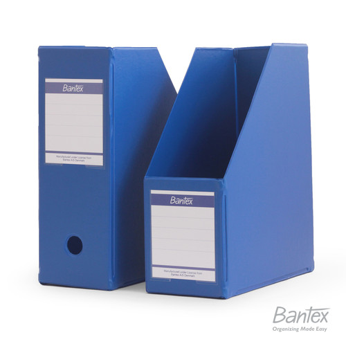 Bantex Box File Magazine File Extra Jumbo Folio Cobalt Blue #4021 11