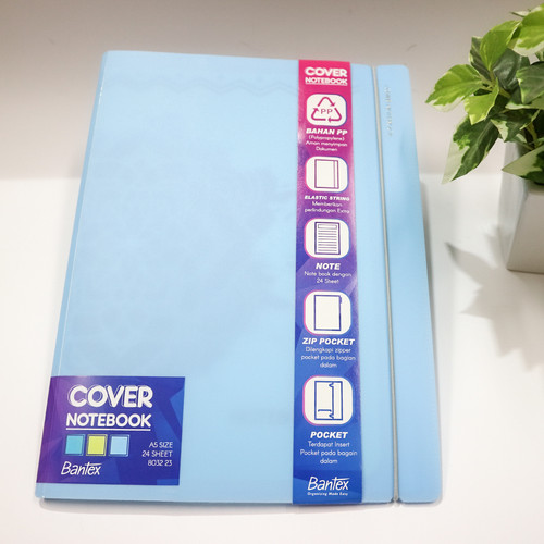 Bantex Notebook A5 24 Sheets With String Sky Blue #8032 23