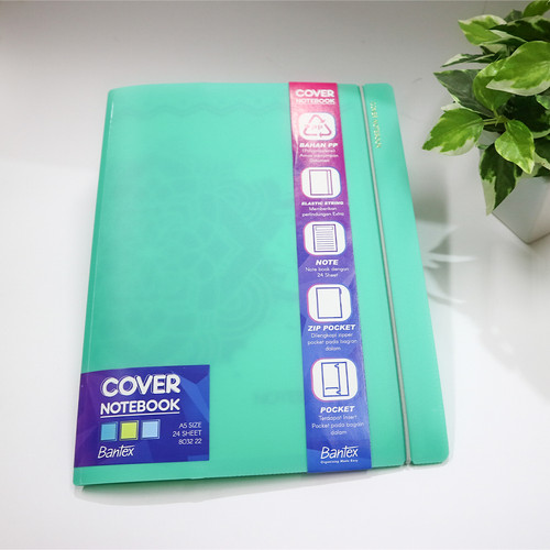 Bantex Notebook A5 24 Sheets With String Turquoise #8032 22