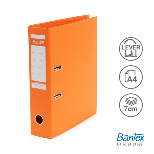 Bantex Lever Arch File Ordner PVC A4 7cm Mango #1450V64