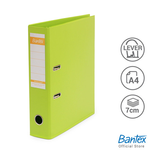 Bantex Lever Arch File Ordner PVC A4 7cm Lime #1450V65