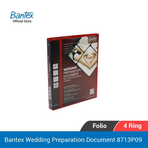 Bantex Wedding Preparation Document #8716P09