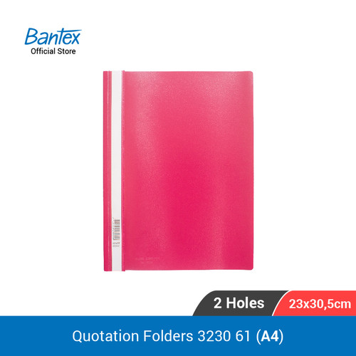 Bantex Quotation Folders with Coloured Back Cover A4 #3230