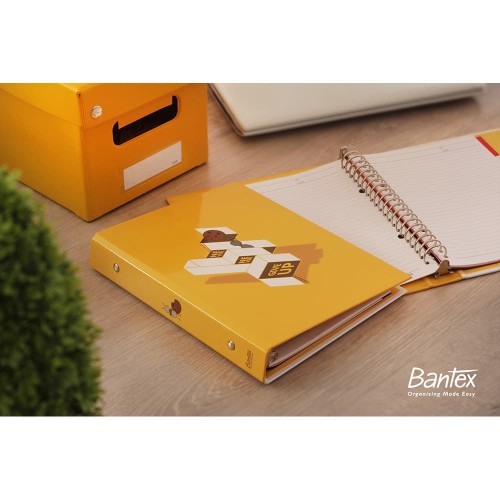 Bantex Multiring Binder B5 Never Give Up 26 Ring 25mm #1328 46