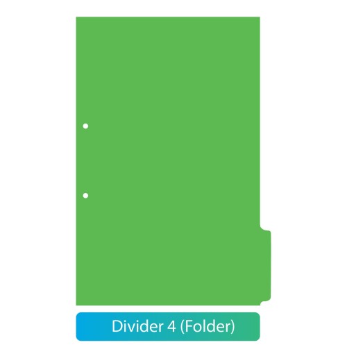 Bantex Divider 4 Guide Ujikom SMK HIjau #Folder