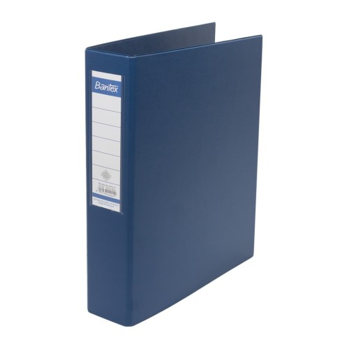 Bantex Ring Binder 2 Ring D A4 40mm Blue #8242 01