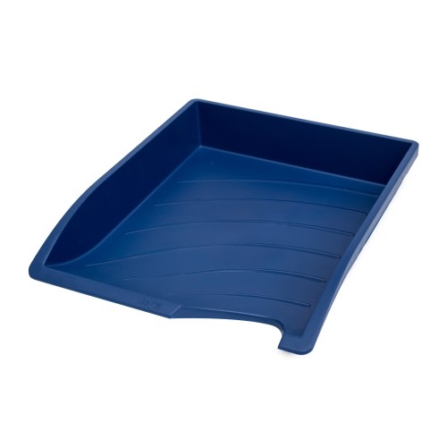 Bantex Plastik Moulded Letter Tray Blue #9862 01