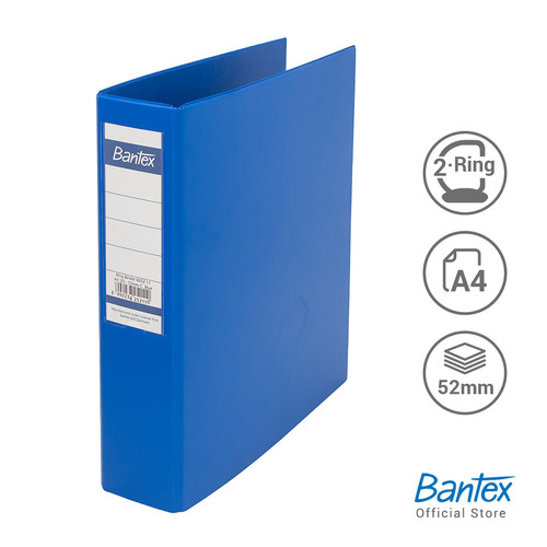 Bantex Ring Binder 2 Ring D 52mm A4 Cobalt Blue #8252 11