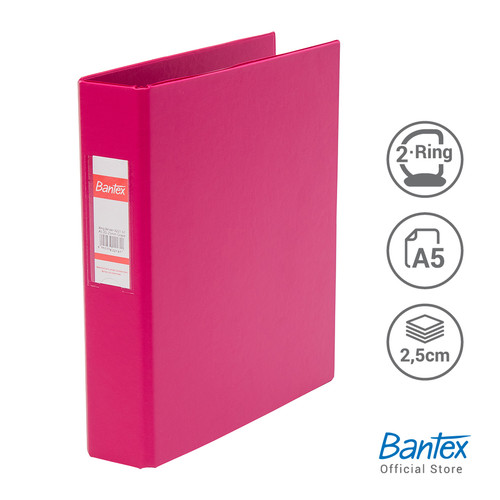 Bantex Ring Binder 2 Ring 25mm A5 Grape #8221 61