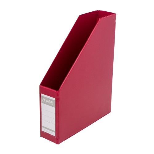 Bantex Magazine File (Box File) A4 7cm Maroon #4010 14