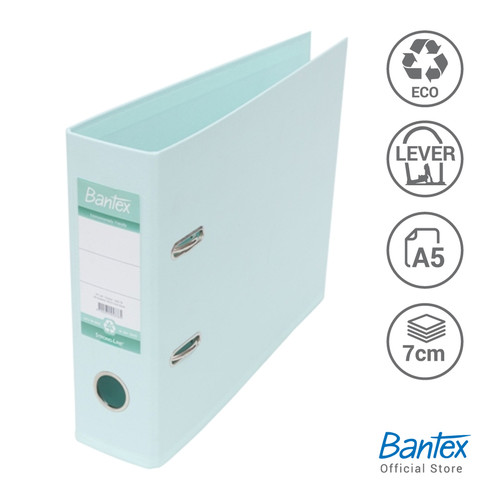 Bantex Lever Arch File Ordner Plastic A5 7cm Cool Aqua#1453 76