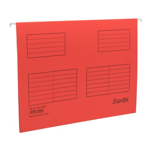 Bantex Suspension file (Hang map) A4 Red #3460 09